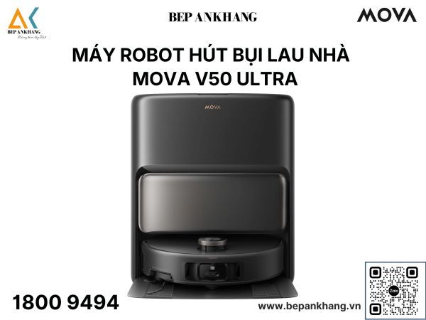 Máy Robot hút bụi lau nhà  MOVA V50 Ultra - Lực Hút 24000Pa